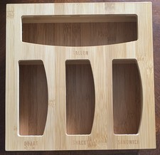 Bolsa organizadora de armazenamento Ziplock bolsa organizadora de armazenamento para gaveta de cozinha, bambu comprar usado  Enviando para Brazil