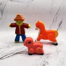 Vintage Fisher Price 1973 Berço de Fazenda Móvel Porco Cavalo e Espantalho Substituição comprar usado  Enviando para Brazil