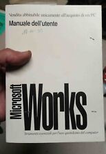 Microsoft works manuale usato  Lessona