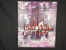 Tableau abstrait coloré d'occasion  Garéoult