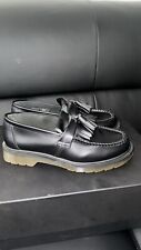 Usado, Mocasines Dr. Martens Unisex Adrian Cuero Liso Borla, Negro Pulido Talla 8 M segunda mano  Embacar hacia Argentina