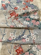 @@ Tecido de seda quimono japonês vintage/crepe Chirimen, bege areia C58 comprar usado  Enviando para Brazil