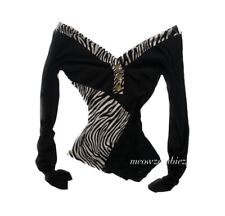 Usado, Blusa D.I.A estampa de zebra manga longa Gyaru dourada comprar usado  Enviando para Brazil