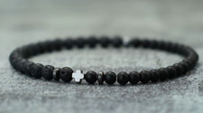 Bracelet perles agate d'occasion  Bordeaux-