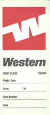 Western airlines ticket for sale  Florissant