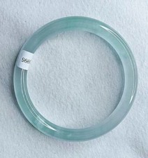 Brazalete Brazalete Natural Transparente Azul Jadeíta Piedras Preciosas 56-66mm Mujer Joyería segunda mano  Embacar hacia Mexico
