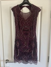 Beautiful sequinned beaded for sale  MARKET HARBOROUGH