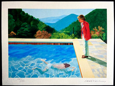 David hockney ritratto usato  Roma