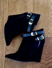 Stiefelette keilabsatz schwarz gebraucht kaufen  Hasbergen