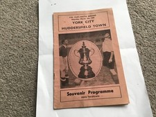 fa cup programmes for sale  YORK