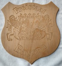 Holztafel schild wappen gebraucht kaufen  Warstein