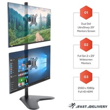 Dual dell monitor for sale  BOLTON