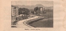 Napoli veduta castel usato  Lecco