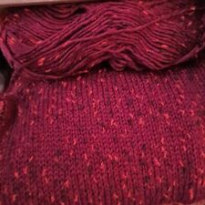 Burgundy tweed yarn for sale  BEVERLEY