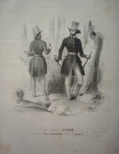 064 lithographie 1842 d'occasion  La Verpillière