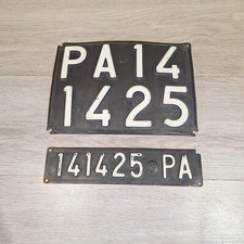 Targa automobilistica vintage usato  Italia