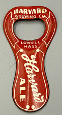 HARVARD BREWING CO LOWELL, MA. ABRIDOR DE GARRAFA ANÚNCIO CERVEJA AÇO PRENSADO HARVARD ALE comprar usado  Enviando para Brazil