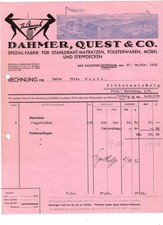Alte rechnung dahmer gebraucht kaufen  Mühlhausen/Thüringen