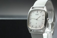 Usado, Vintage 1989 Exc+5 Seiko Chariot 7830-5210 Relógio Masculino Quartzo Quadrado Aço JAPÃO comprar usado  Enviando para Brazil