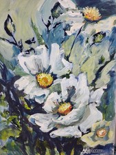 ölbild natur blumen gebraucht kaufen  Bad Münstereifel