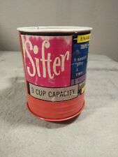 3 steel cup stainless sifter for sale  Arlington