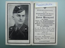 Sterbebild hans weinzierl gebraucht kaufen Sterbebild hans weinzierl gebraucht kaufen  Plattling