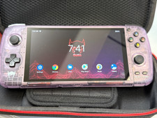 AYN Odin 128GB, Android 10, roxo transparente com estojo de transporte e estojo rígido comprar usado  Enviando para Brazil