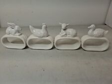 White ceramic rabbit for sale  Faribault