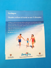 Pubblicita sardegna ritaglio usato  Italia