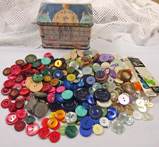 Tin vintage buttons for sale  LONDON