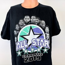 Camiseta masculina NBA All Star Game tamanho XL 2019 Charlotte basquete LeBron Giannis comprar usado  Enviando para Brazil