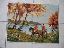 Scène chasse 61cmx47cm d'occasion  Hazebrouck