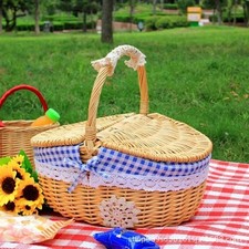 Retro wicker carry for sale  DUNSTABLE