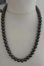 Grey beaded necklace for sale  ALDERSHOT