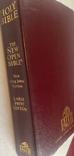 Usado, The New Open Bible  NKJV Large Print ￼Nelson New King James Bonded Leather comprar usado  Enviando para Brazil