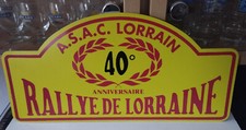 Plaque anniversaire rallye d'occasion  Eckbolsheim