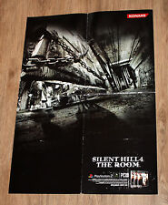 Pôster promocional Silent Hill 4 The Room muito raro 59x42cm Playstation 2 Xbox Konami comprar usado  Enviando para Brazil