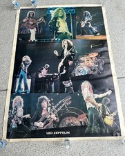 Pôster vintage LED ZEPPELIN impresso 1978 42Wx58L autêntico ⬇️ comprar usado  Enviando para Brazil