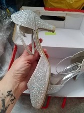 Diamante heel shoes for sale  BURNHAM-ON-SEA