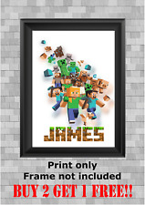 Personalised minecraft bedroom for sale  NOTTINGHAM