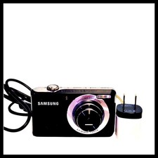 Usado, Câmera Digital Samsung DualView TL205 12.2MP - Carregador Preto Cabo de Cartão 16GB comprar usado  Enviando para Brazil