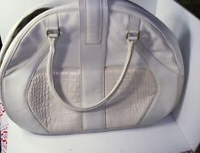 Samsonite BLK Label ALEXANDER McQueen Bolsa de Embarque Bagagem de Lona de Couro OFF WH, usado comprar usado  Enviando para Brazil