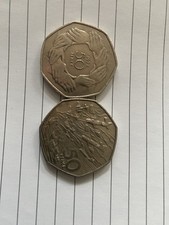 Two old 50ps. for sale  LEICESTER