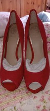 Red stiletto shoes for sale  BLACKPOOL