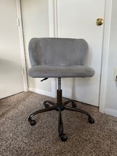 Swivel grey velvet for sale  Lakeland