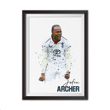 Jofra archer watercolour for sale  NORTHOLT