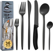 Set argenteria nera usato  Roma