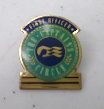Broche de lapela Princess Cruise Lines The Captain's Circle primeiro oficial comprar usado  Enviando para Brazil
