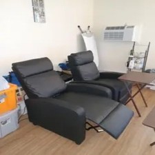 Black faux leather for sale  Richmond