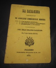 1854 saracena tragedia usato  Roma